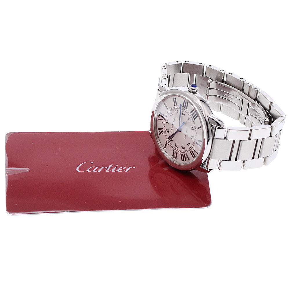 CARTIER Ronde Solo WSRN0012 Silver Dial Automatic Men's Watch_939585