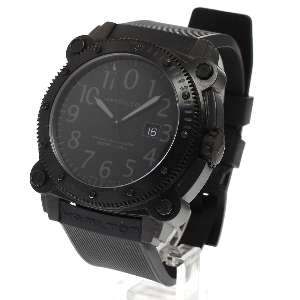 HAMILTON Khaki Below Zero H785850 Date black Dial Automatic Men's Watch_939594