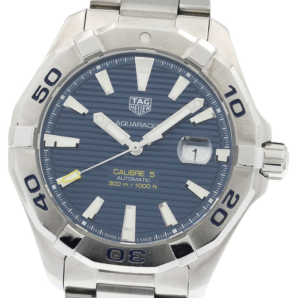 TAG HEUER Aqua racer WAY2012 Caliber 5 Navy Dial Automatic Men's Watch_939598