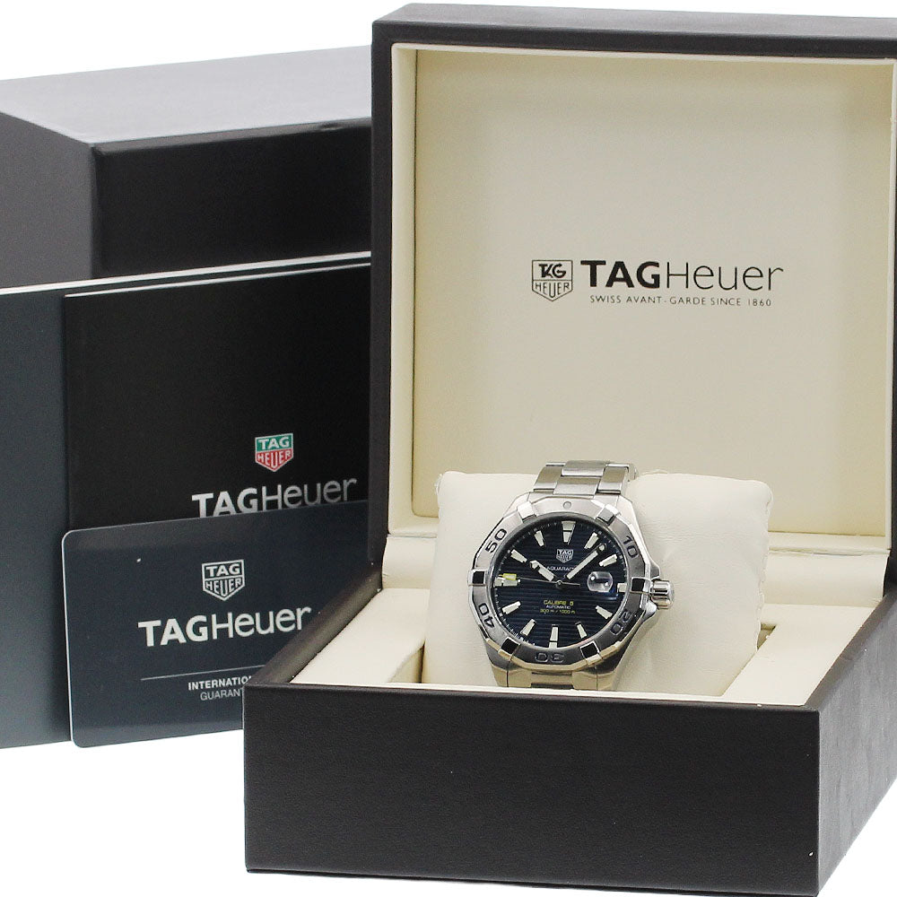 TAG HEUER Aqua racer WAY2012 Caliber 5 Navy Dial Automatic Men's Watch_939598