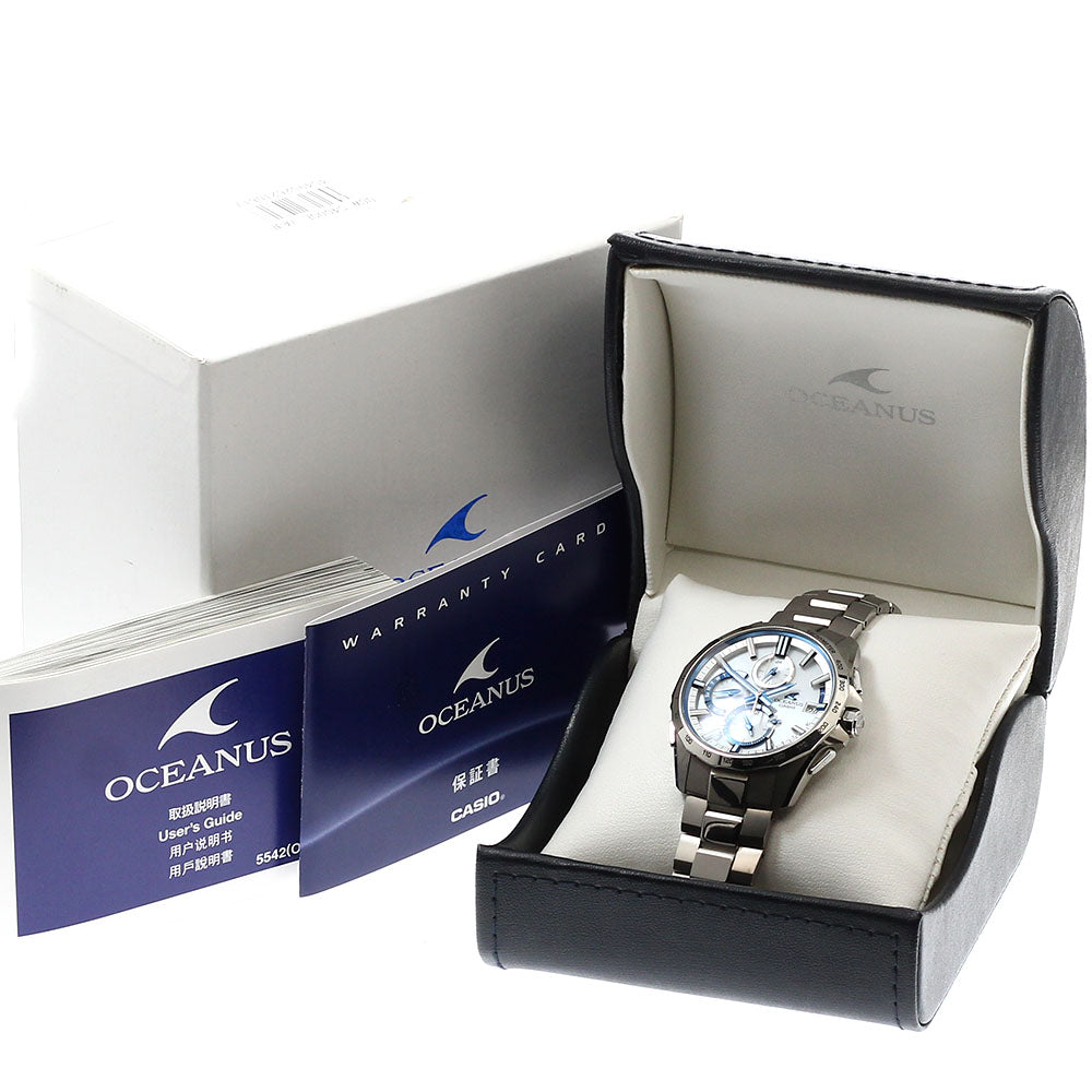 CASIO Oceanus Manta OCW-S4000F-7AJF Solar Powered Radio Men's Watch_939609