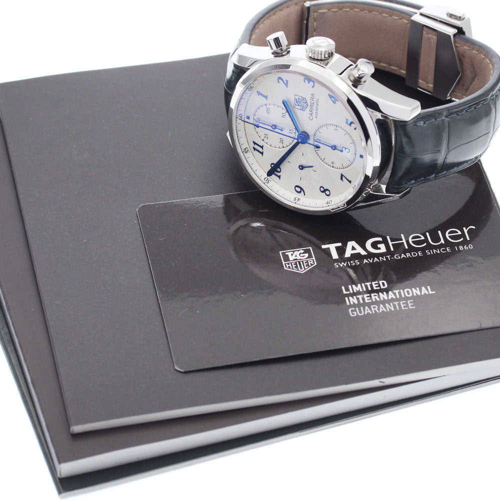 TAG HEUER Carrera Heritage CAS2111.FC6292 Chronograph Silver Dial Automatic Men's Watch_939631