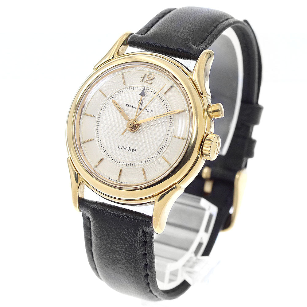 REVUE THOMMEN cricket 8022001 alarm Silver Dial Hand Winding Men's Watch_939649