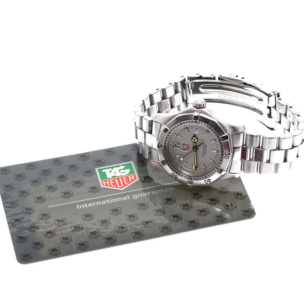 TAG HEUER 2000 series WK1312-0 Date Silver Dial Quartz Ladies Watch_939650