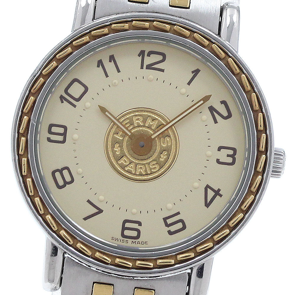 HERMES Serie SE4.220 Beige Dial Quartz Ladies Watch_939658