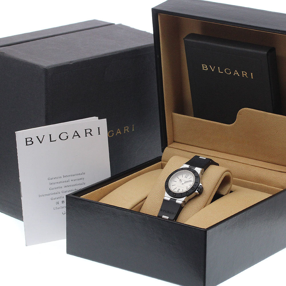 BVLGARI Aluminum AL29TA Date Silver Dial Quartz Ladies Watch_939664