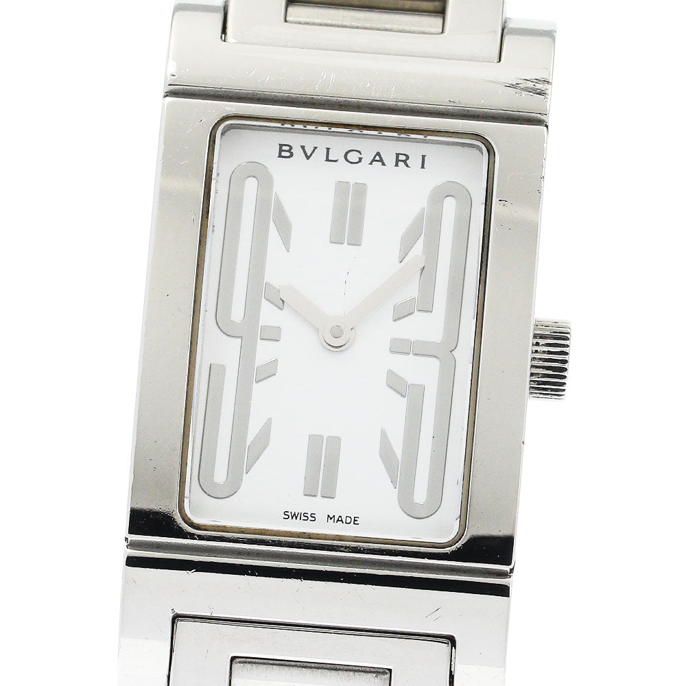 BVLGARI Rettangolo RT39S white Dial Quartz Ladies Watch_939672