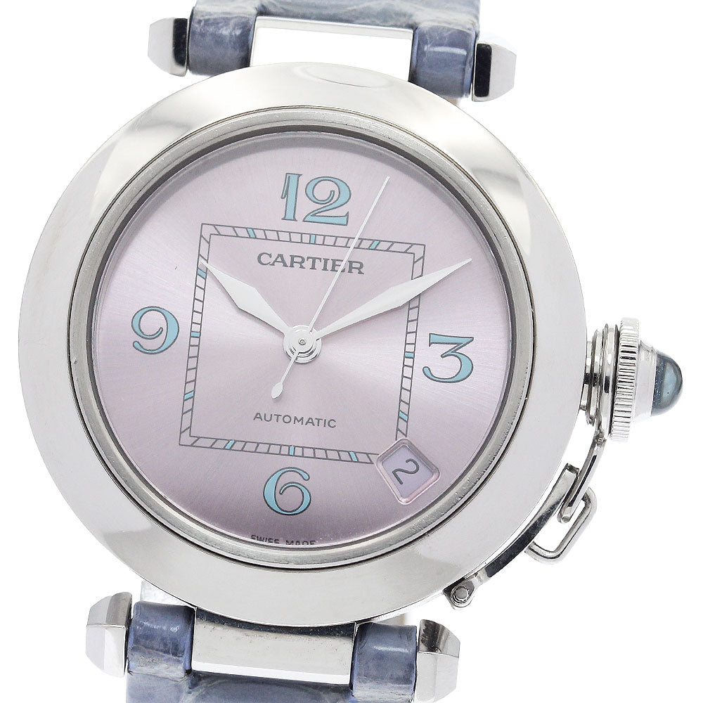 CARTIER Pasha C 2005 Christmas Limited Edition W3108199 Date pink Dial Automatic Boy's Watch_939690