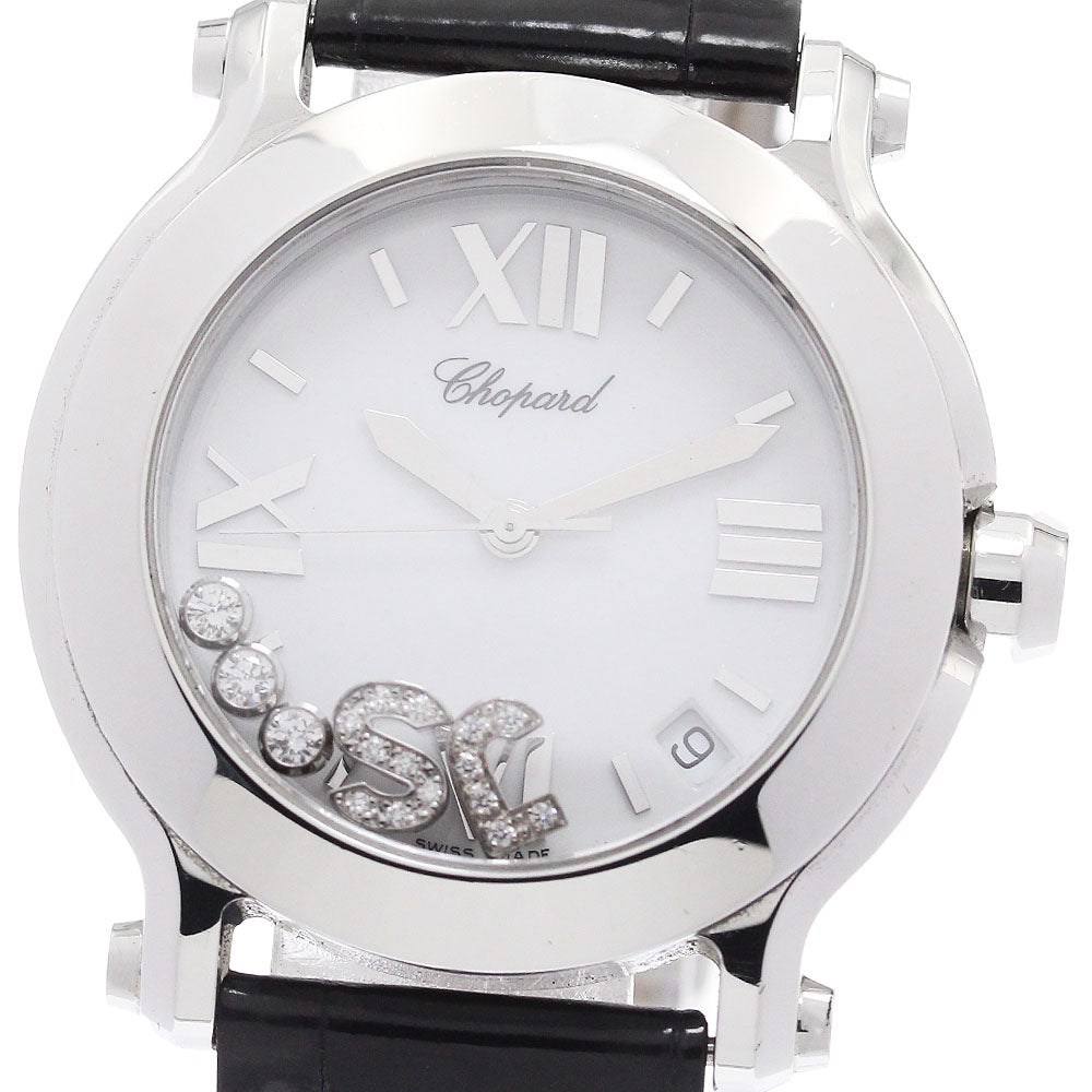 Chopard Happy sports 278475-3901 Diamond date white Dial Quartz Ladies Watch_939695