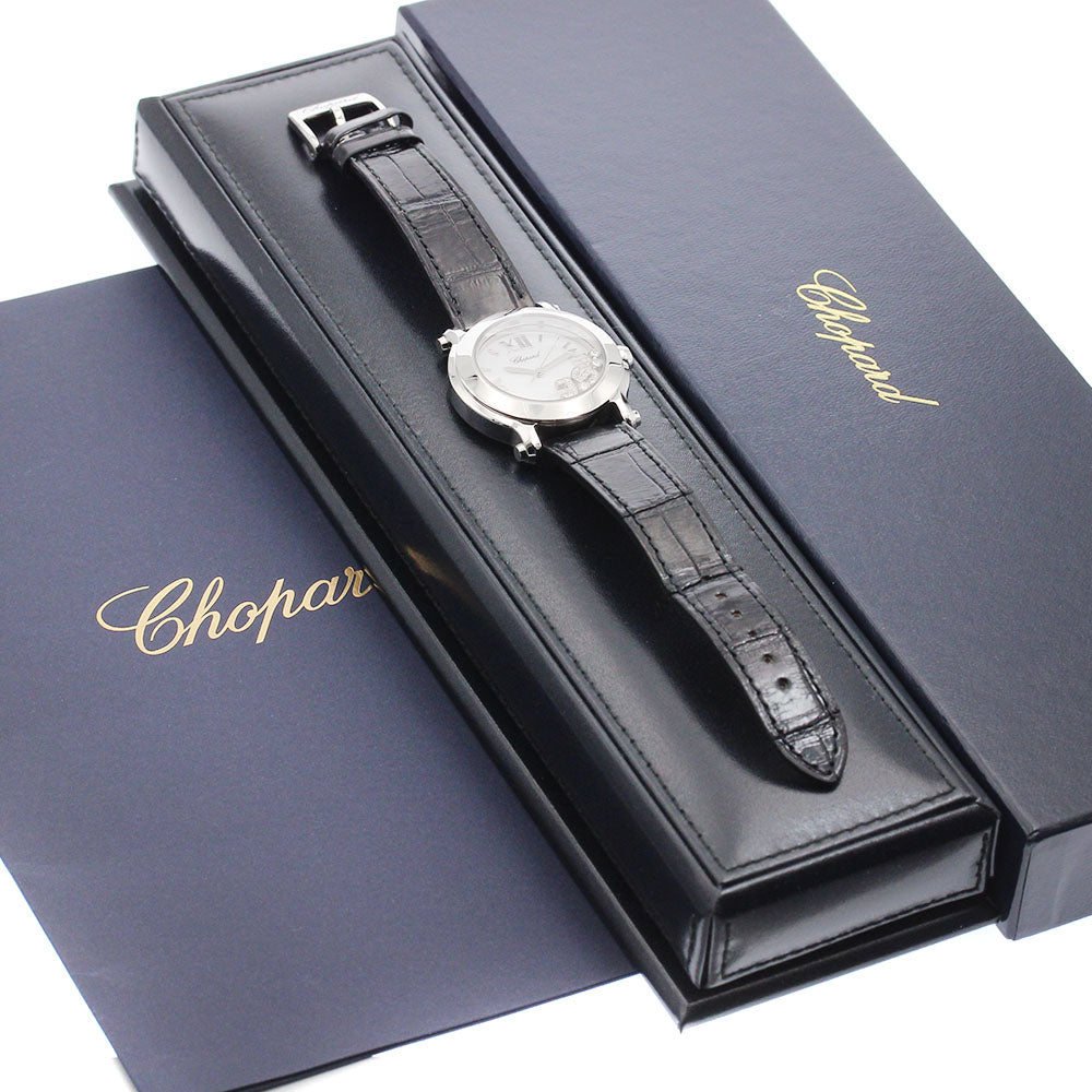 Chopard Happy sports 278475-3901 Diamond date white Dial Quartz Ladies Watch_939695