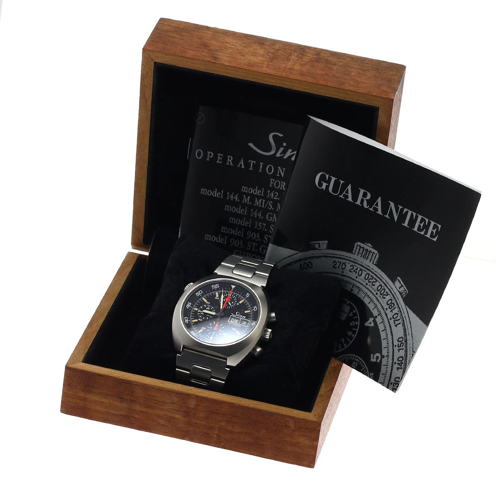 Sinn Space chronograph 142.M Day date black Dial Automatic Men's Watch_939711