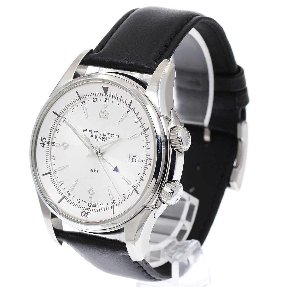HAMILTON Jazzmaster Traveler H326250 GMT date Silver Dial Automatic Men's_939717