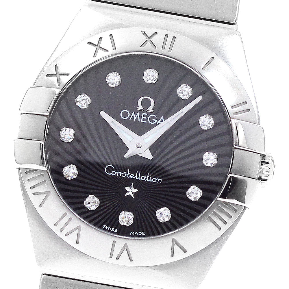 OMEGA Constellation Blush 123.10.24.60.51.001 12P diamond Quartz Ladies_939734