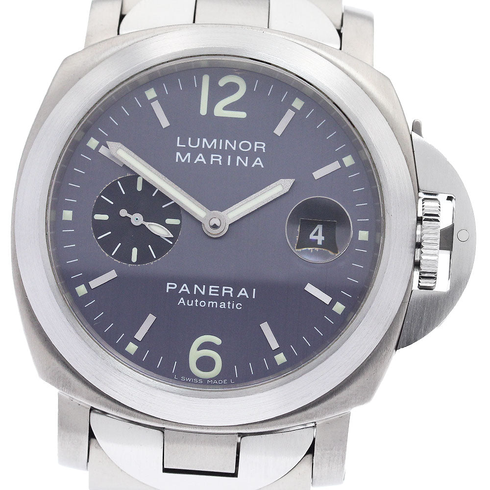 PANERAI Luminor Marina PAM00091 Date gray Dial Automatic Men's Watch_939747