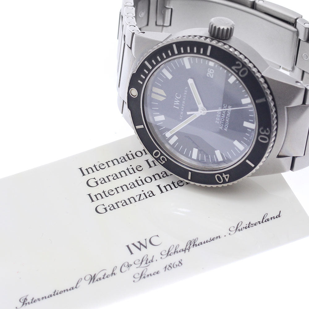 IWC SCHAFFHAUSEN GST aqua timer IW353601 Date Automatic Men's Watch_939753