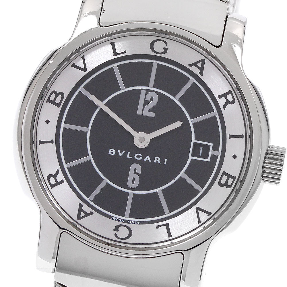 BVLGARI Solo tempo ST29S Date black Dial Quartz Ladies Watch_939771