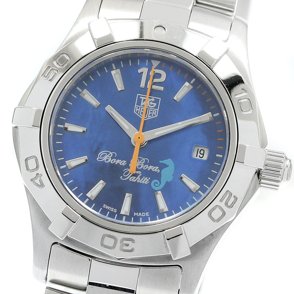 TAG HEUER Aquaracer Bora Bora WAF141N Tahiti Limited to 600 bottles Blue shell Dial Quartz Ladies Watch_939773