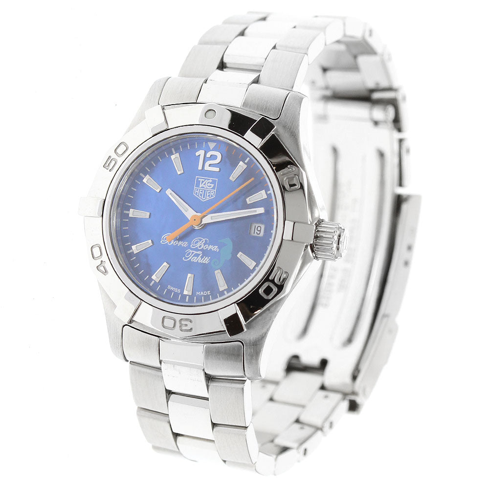 TAG HEUER Aquaracer Bora Bora WAF141N Tahiti Limited to 600 bottles Blue shell Dial Quartz Ladies Watch_939773