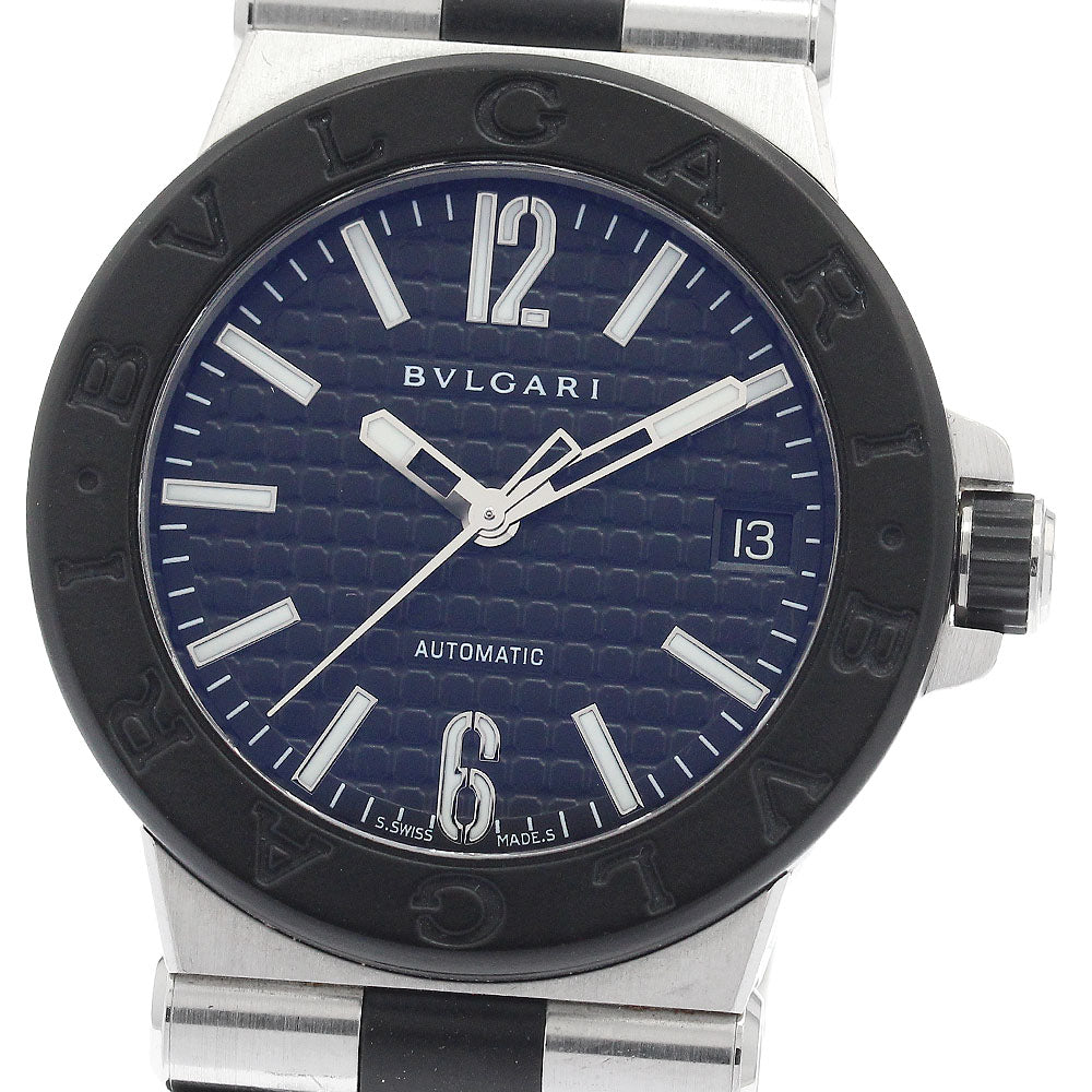 BVLGARI Diagono DG35SV Date black Dial Automatic Men's Watch_939774