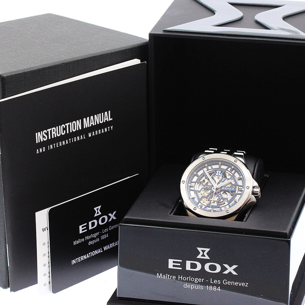 EDOX Delfin Mecano Automatic 85303 skeleton Dial Automatic Men's Watch_939783