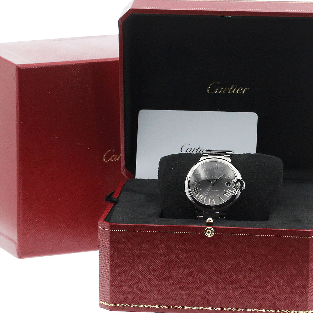 CARTIER Baron blue WSBB0060 Date gray Dial Automatic Men's Watch_939785