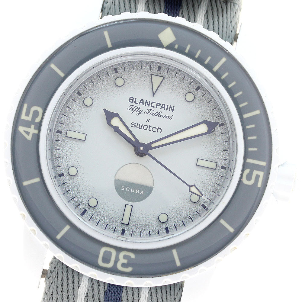 Blancpain Swatch x Blancpain S035S100 Fifty Fathoms Automatic Men's Watch_939787