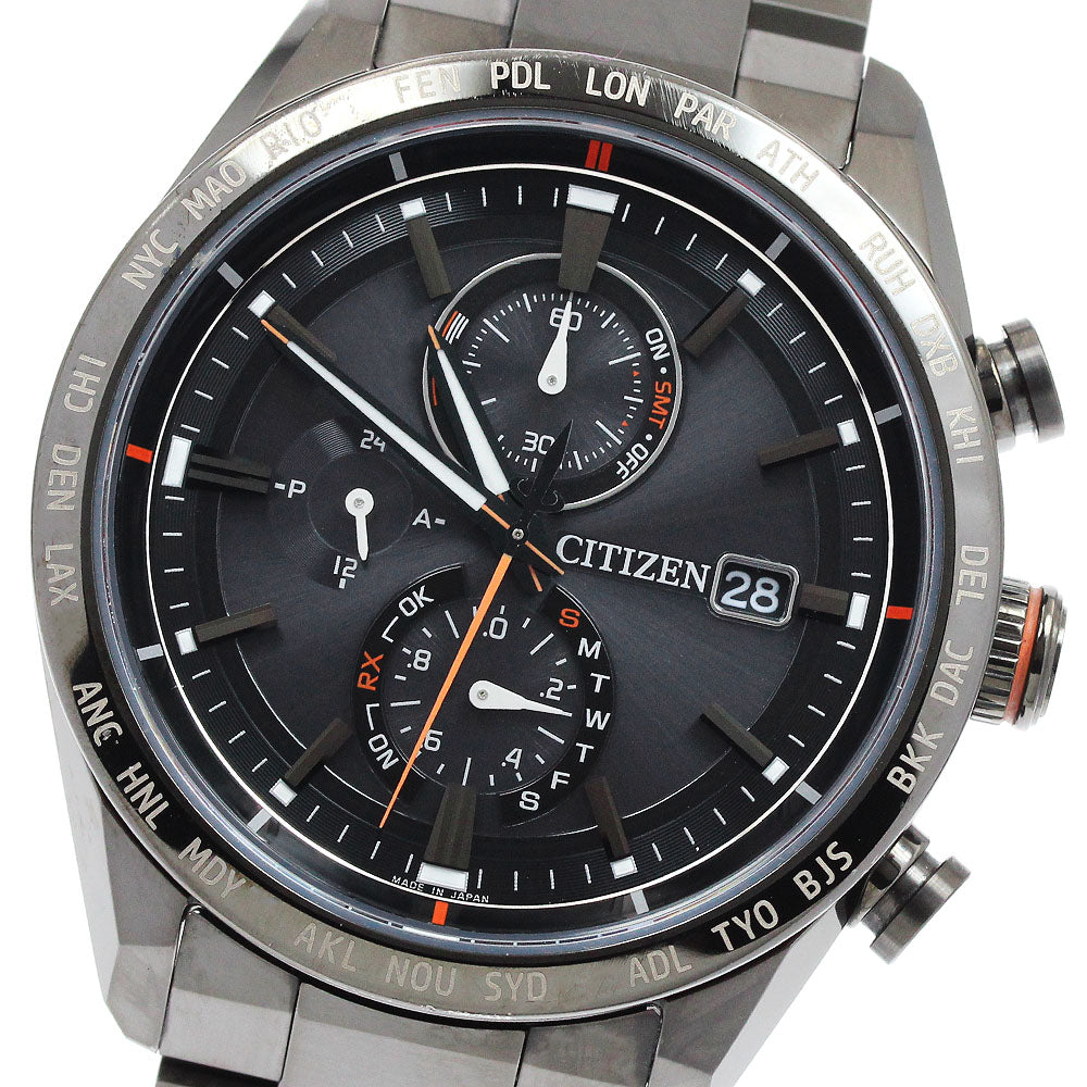 CITIZEN Actline Black Titanium H800-T025871/AT8185-62E Eco Drive SPR Mens_939790