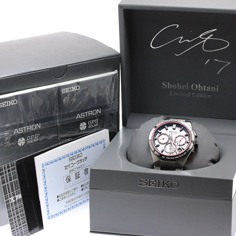 SEIKO Astron SBXC125/5X53-0BX0 Shohei Ohtani Solar Powered Radio Men's_939791