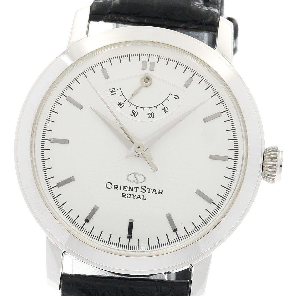ORIENT Orient Star Royal EG01-C0 Power reserve Silver Dial Hand Winding Men's Watch_939796