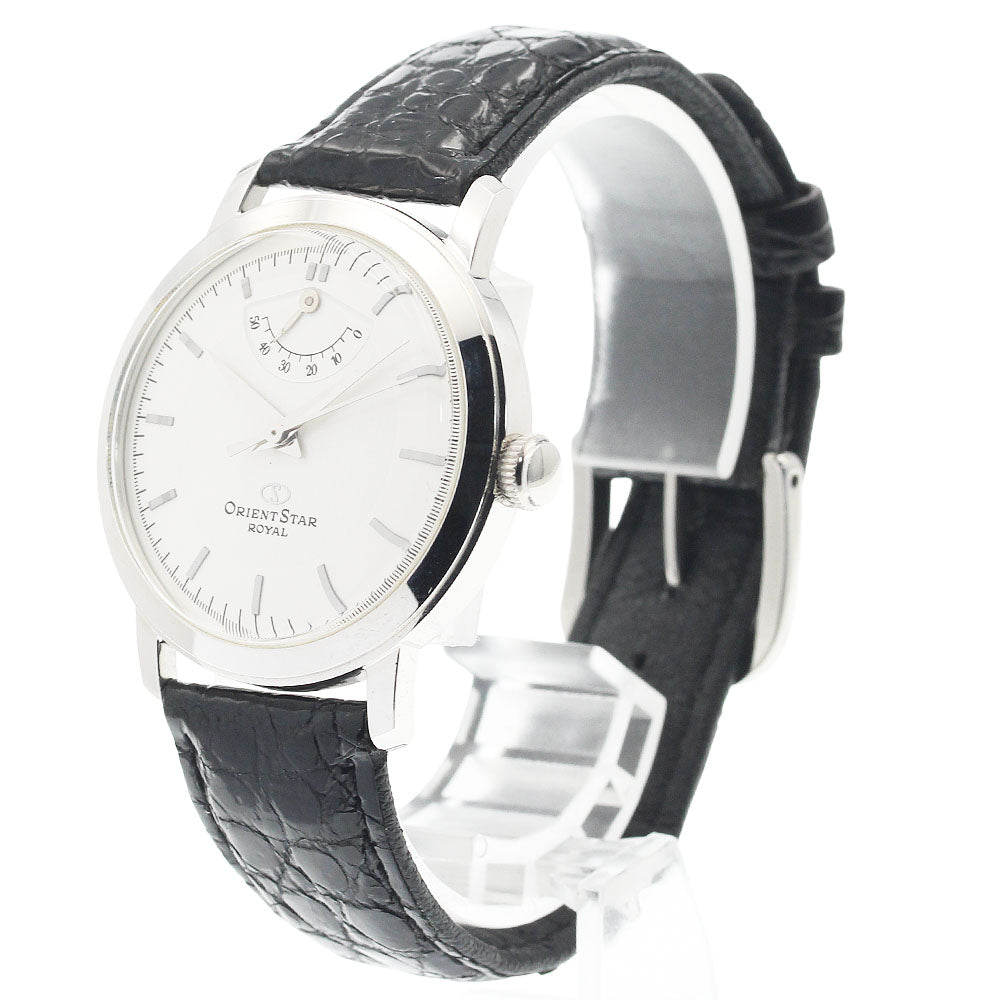 ORIENT Orient Star Royal EG01-C0 Power reserve Silver Dial Hand Winding Men's Watch_939796