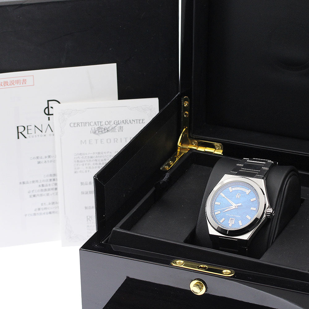 RENAUTUS Meteorite Limited A904U81F Day date blue Dial Automatic Men's_939810