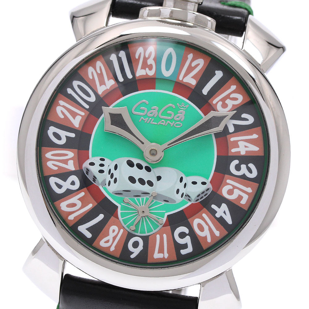 GaGa MILANO Manuale48 Las Vegas Roulette 5010.LV.01S Hand Winding Men's_939814