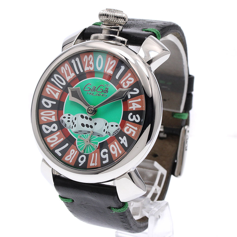 GaGa MILANO Manuale48 Las Vegas Roulette 5010.LV.01S Hand Winding Men's_939814