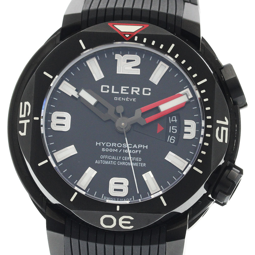 CLERC Hydro scuff H1-4R.2.5 Date Black Dial Automatic Men's Watch_939828