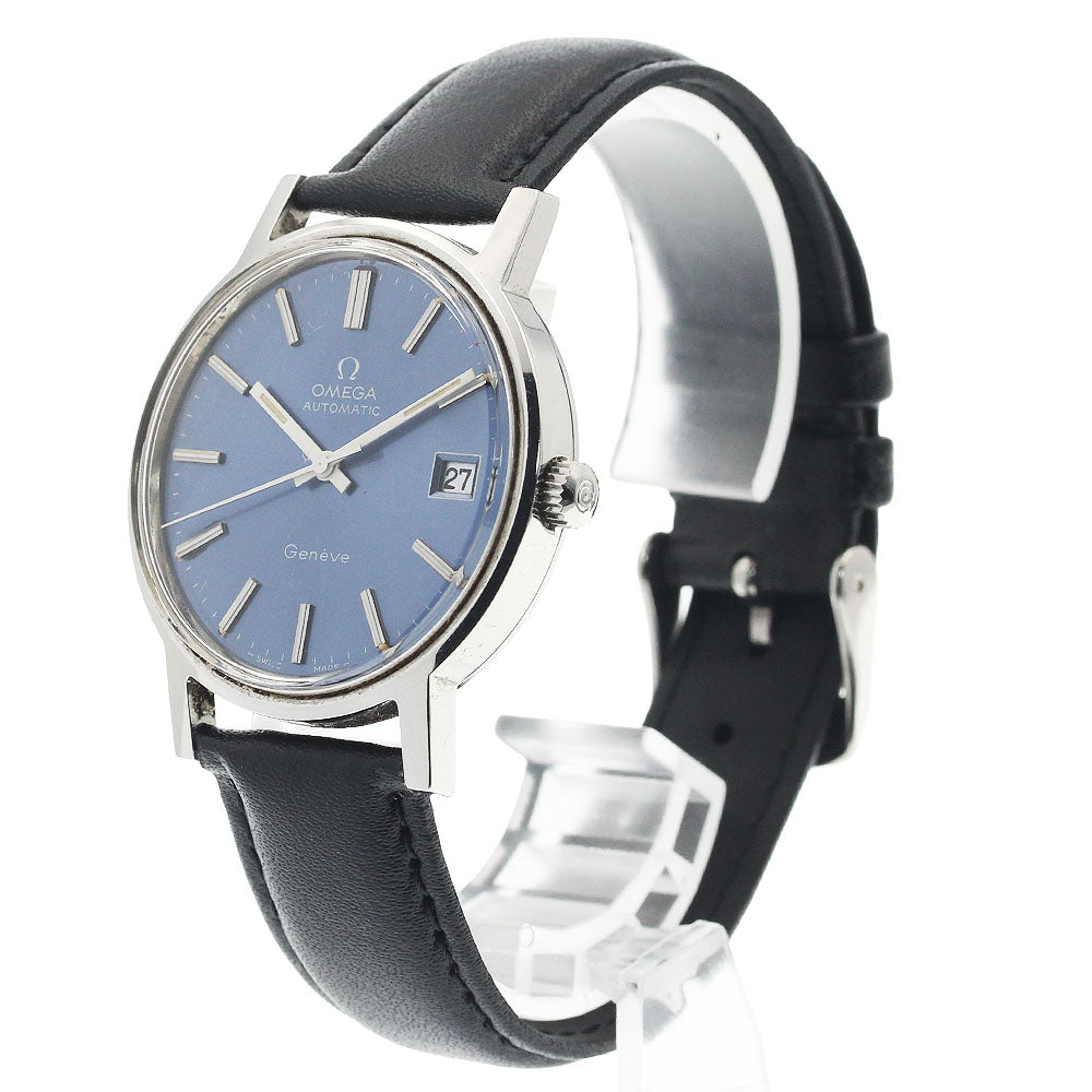 OMEGA Geneve 162 0163 Date Cal.1012 blue Dial Automatic Men's Watch_939846