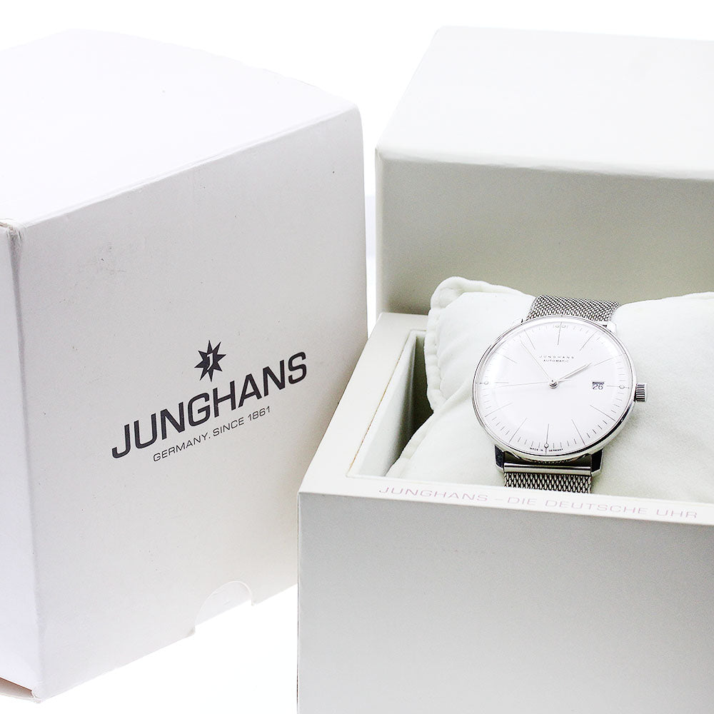 JUNGHANS Max bill 027.4002 Date Silver Dial Automatic Men's Watch_939874