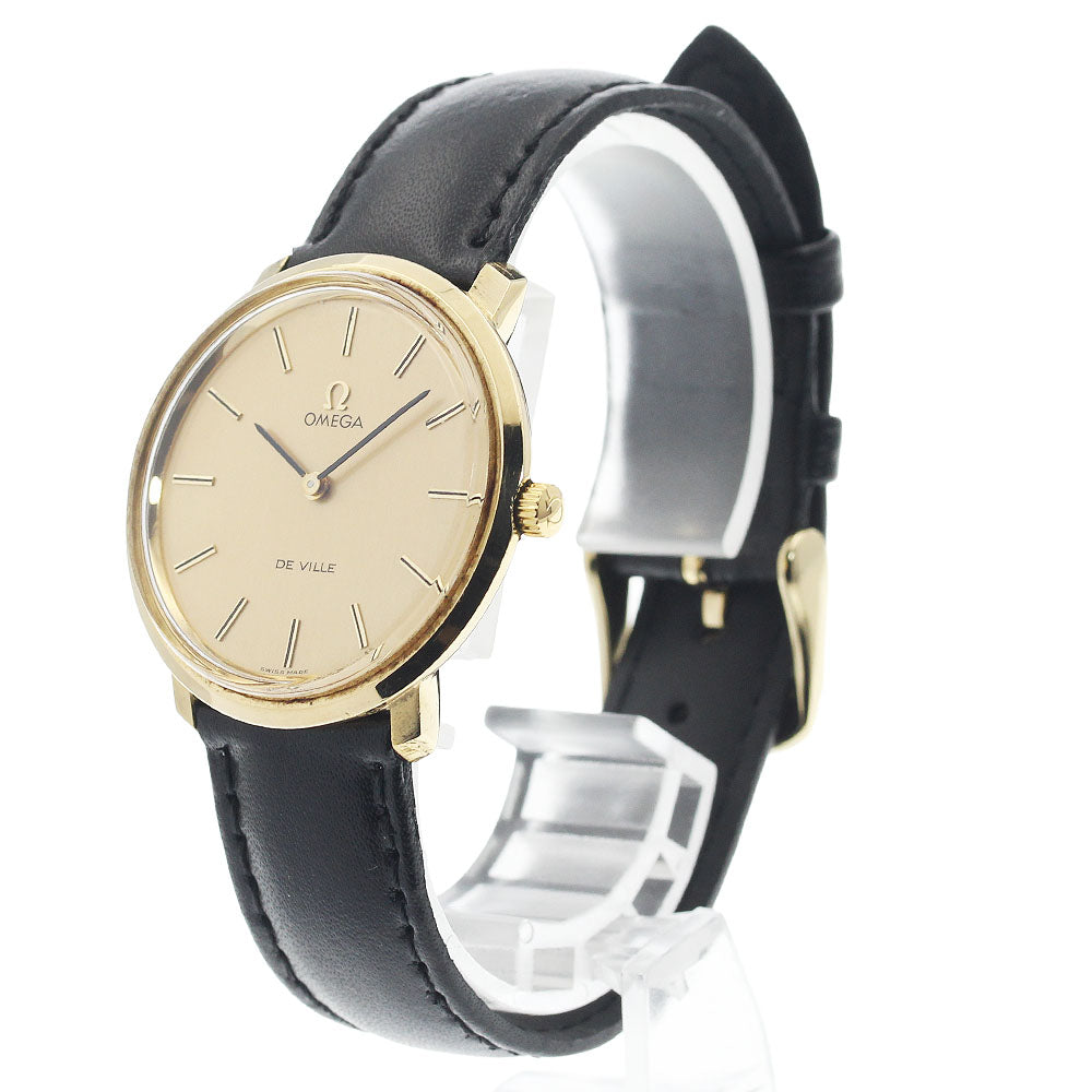OMEGA De Ville T00L 104 Round Gold Dial Hand Winding Men's Watch_939879
