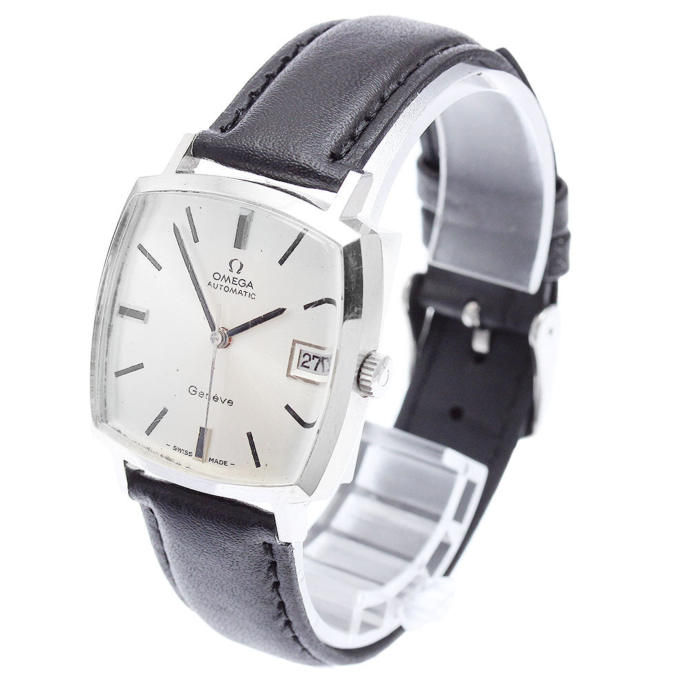 OMEGA Geneve 166.0010 Square Date Cal.565 Silver Dial Automatic Men's_939881