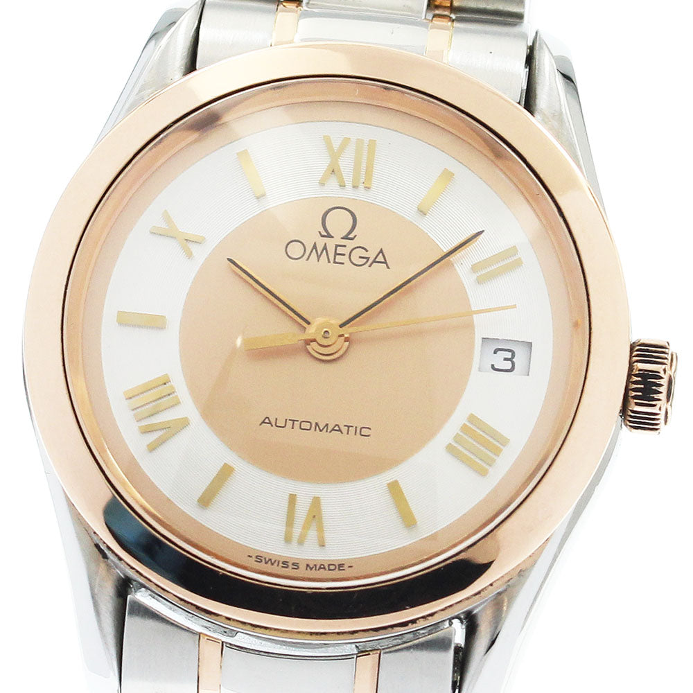 OMEGA Classic Date PG bezel Silver / Pink Gold Dial Automatic Ladies _939882