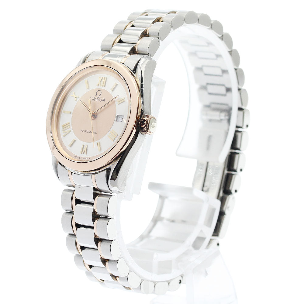 OMEGA Classic Date PG bezel Silver / Pink Gold Dial Automatic Ladies _939882