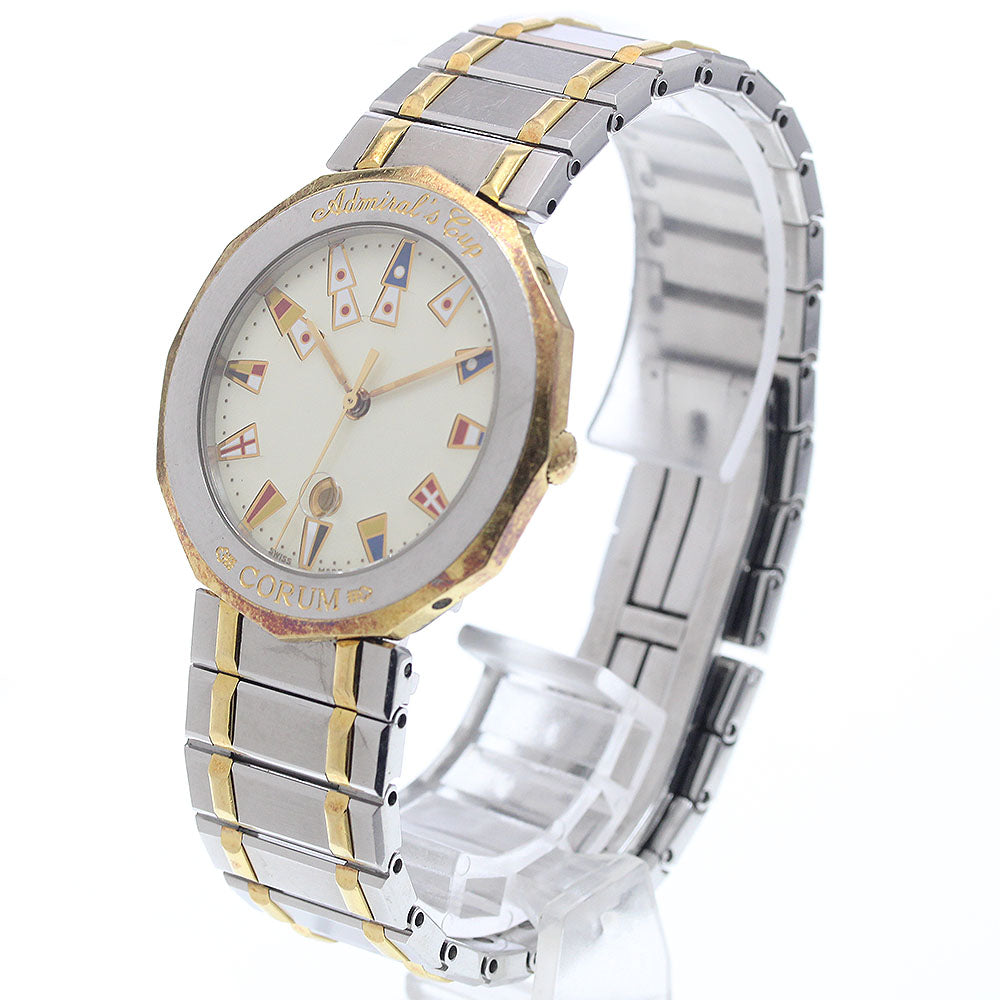 CORUM Admirals cup 99.810.21V-52 Date beige Dial Quartz Men's Watch_939899