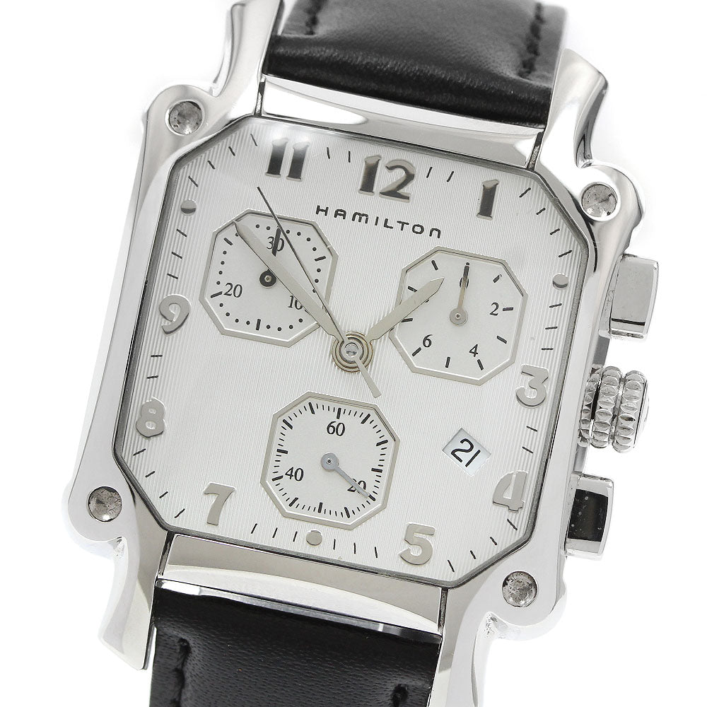 HAMILTON Lloyd H194120 Chronograph Date Silver Dial Quartz Men's Watch_939945