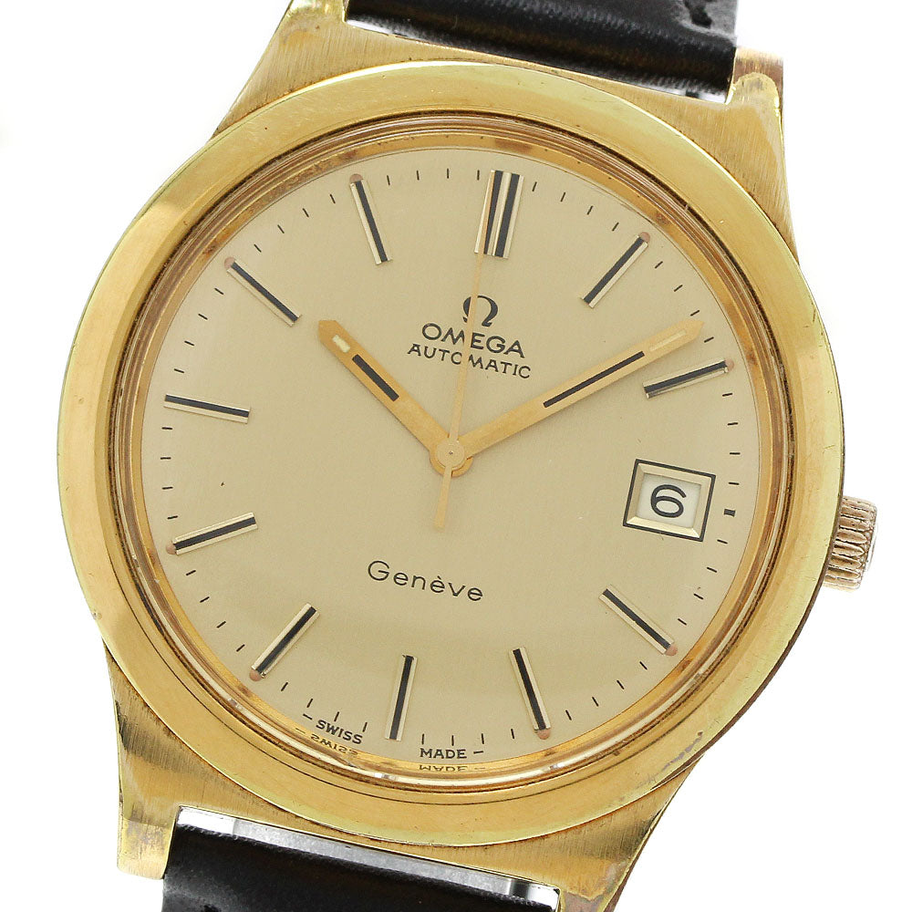 OMEGA Geneve 166.0168 Date Cal.1012 gold Dial Automatic Men's Watch_940001