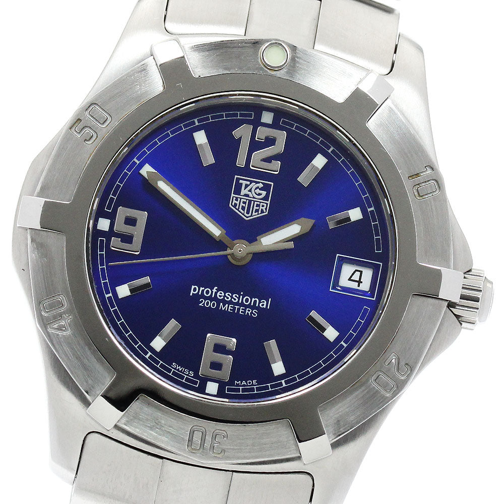 TAG HEUER Exclusive 2000 Series WN1112 Date blue Dial Quartz Men's Watch_940004