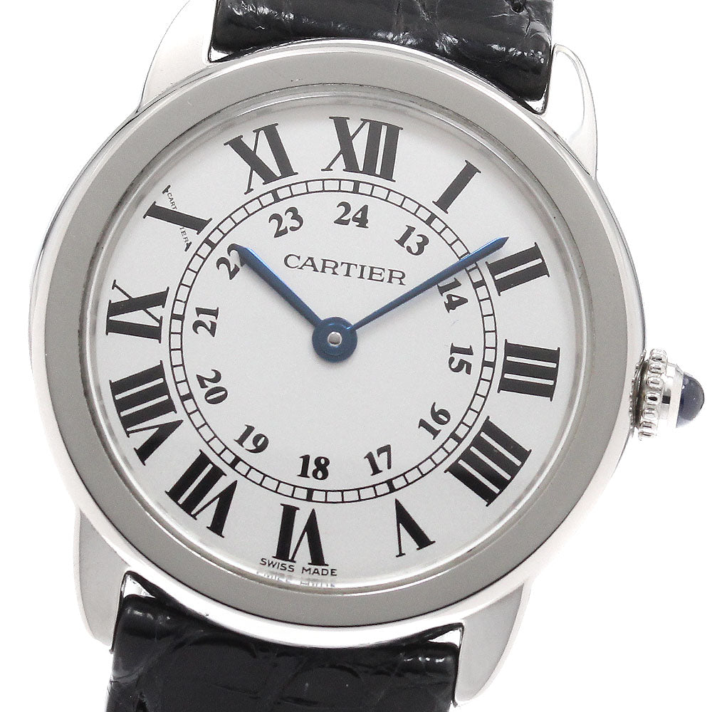 CARTIER Ronde Solo SM W6700155 Silver Dial Quartz Ladies Watch_940014