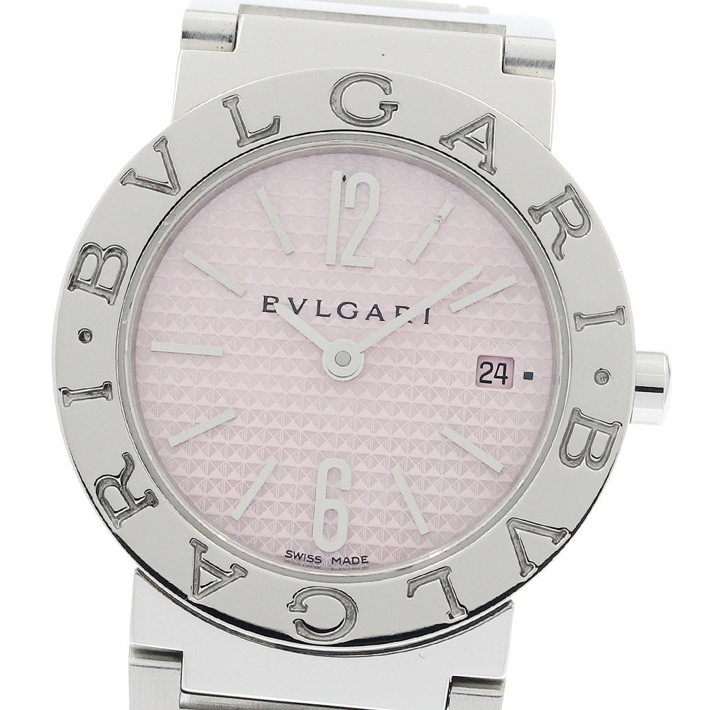 BVLGARI BVLGARIBVLGARI BB26SS Date pink Dial Quartz Ladies Watch_940020