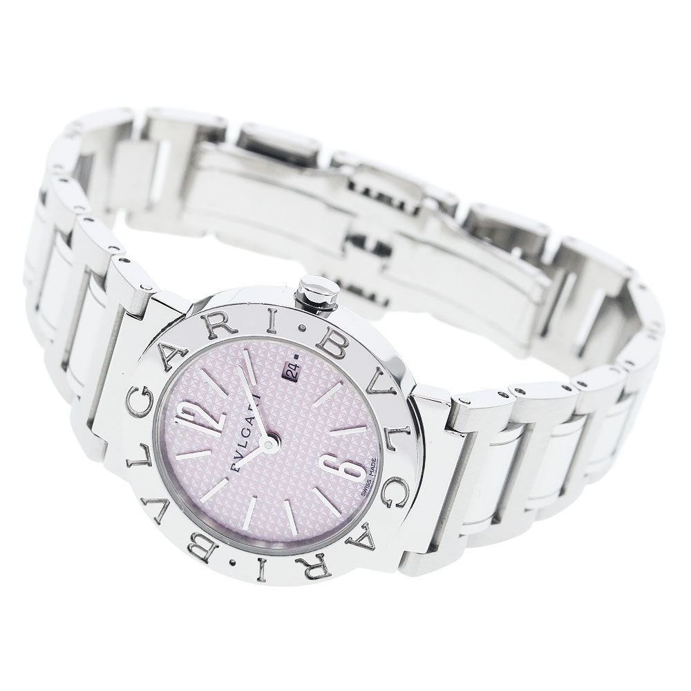 BVLGARI BVLGARIBVLGARI BB26SS Date pink Dial Quartz Ladies Watch_940020