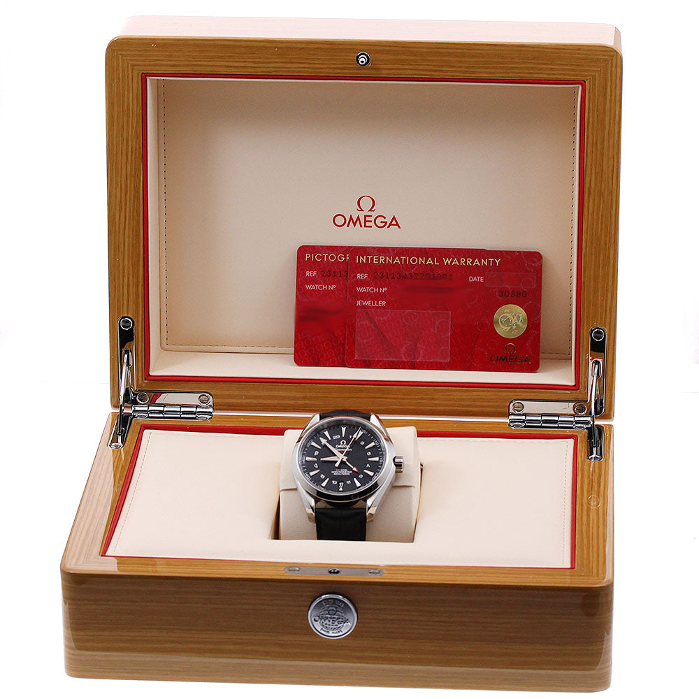 OMEGA Seamaster Aqua Terra 231.13.43.22.01.001 Co-Axial GMT black Dial Automatic Men's Watch_940045