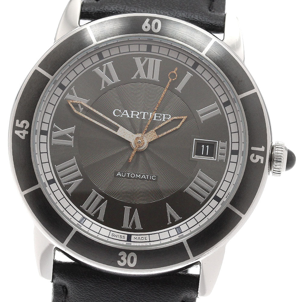 CARTIER Ronde Croisier de Cartier WSRN0003 Date Automatic Men's Watch_940054