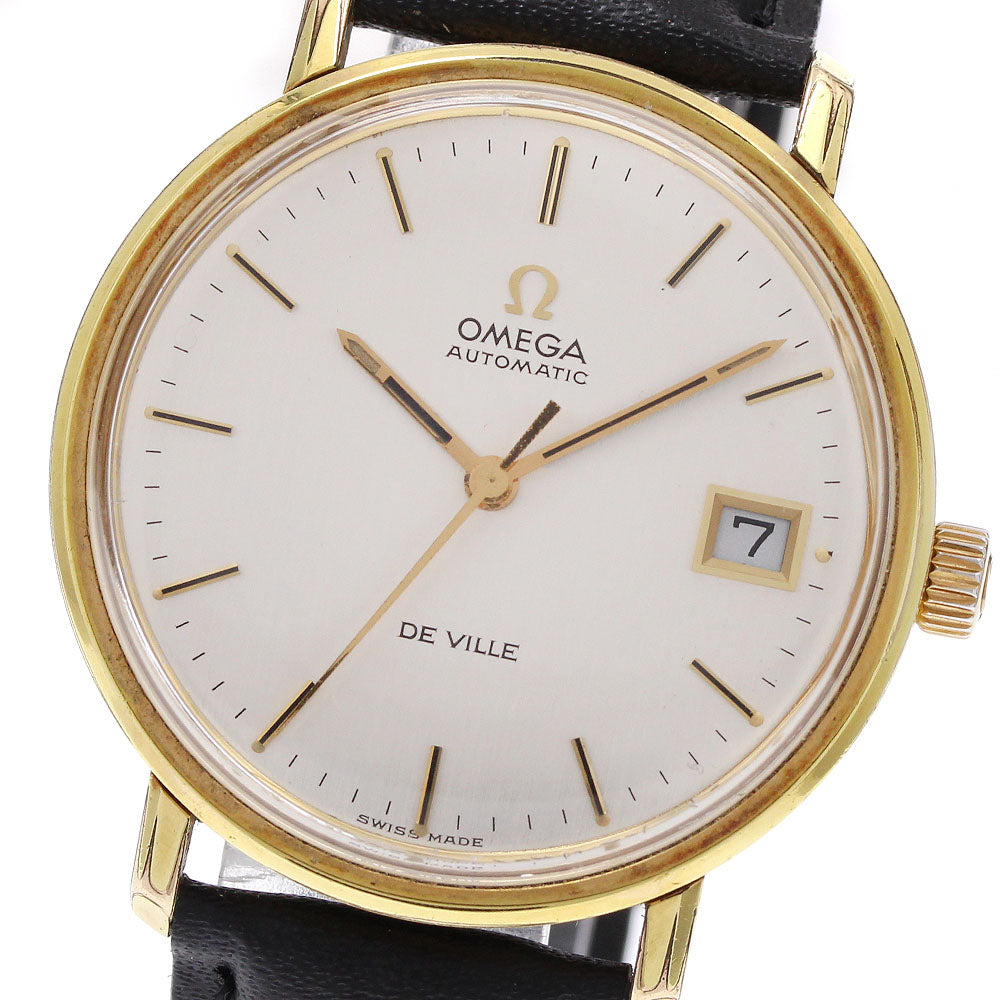 OMEGA De Ville 166.0086 Date cal.1002 Silver Dial Automatic Men's Watch_940096